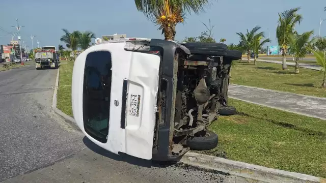 No se registraron personas lesionadas en el accidente