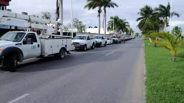 La acción es parte de los planes específicos para la atención de emergencias. Foto: CFE