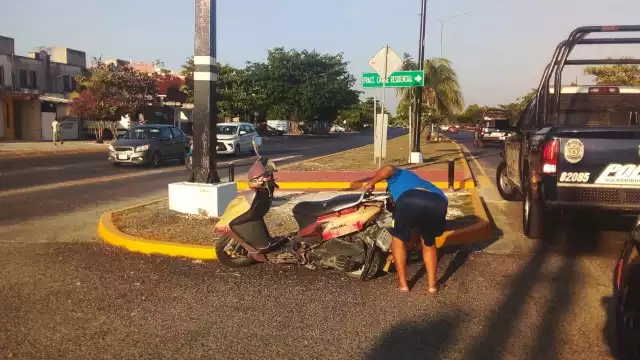Uno de los motociclistas lesionados fue hospitalizado
