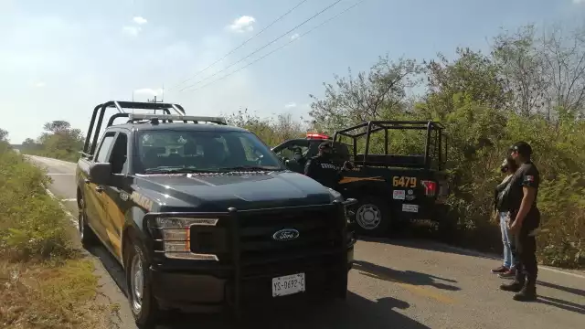 La carretera fue cerrada por las autoridades