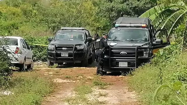 La policía llegó a acordonar la zona en Ticul