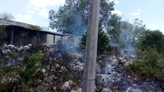 La sequía actual podría generarse con facilidad un incendio