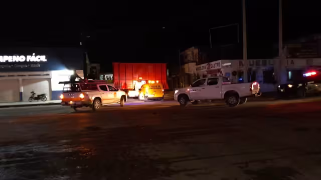 El material fue movilizado por autoridades de Escárcega