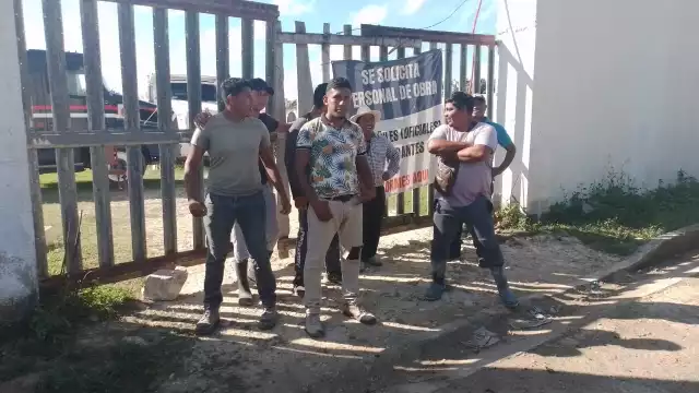 Los trabajadores tenían ocho meses laborando para la empresa constructora