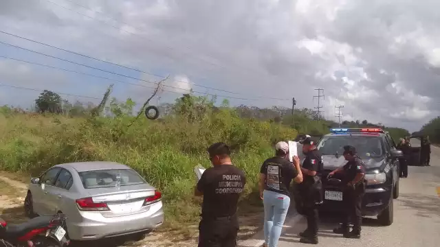 El motociclista presentó heridas leves