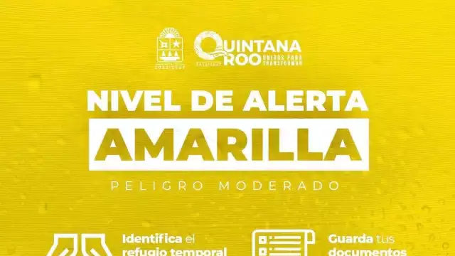 Alerta Amarilla se activa para el norte de Quintana Roo por “Milton"