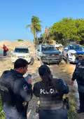 Autoridades acordonaron la zona donde un empresario fue asesinado en Ciudad del Carmen