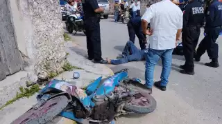 El conductor de un auto no respetó la señal de alto