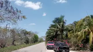 Unidades de la Policía acudieron al lugar para levantar el cuerpo