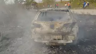 Solo se sabe que el auto es del estado de Quintana Roo