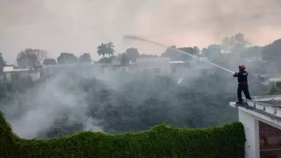 El fuego en la hondonada en Tizimín fue extinguido hasta la mañana del jueves El fuego en la hondonada en Tizimín fue extinguido hasta la mañana del jueves