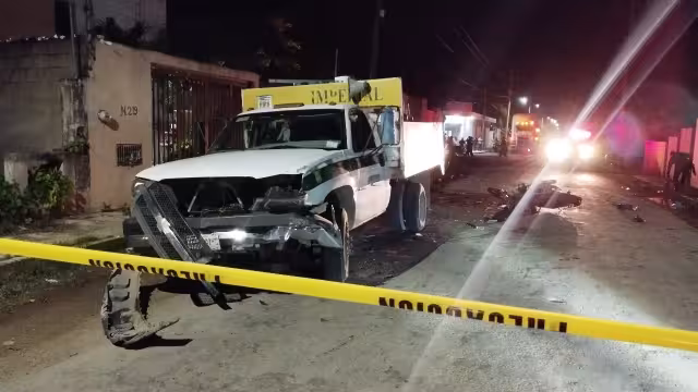 El motociclista fue trasladado al hospital San Carlos de Tizimín