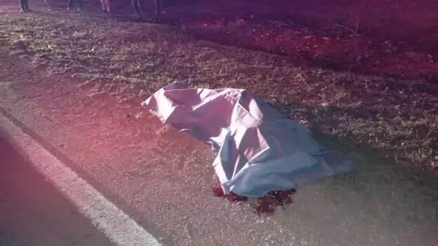 El cadáver del sujeto quedó tendido sobre el camino