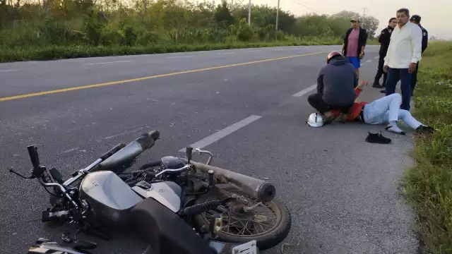 El hombre fue atendido por paramédicos de la Cruz Roja