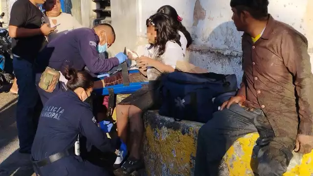 Las dos menores fueron trasladadas a un hospital de Tizimín