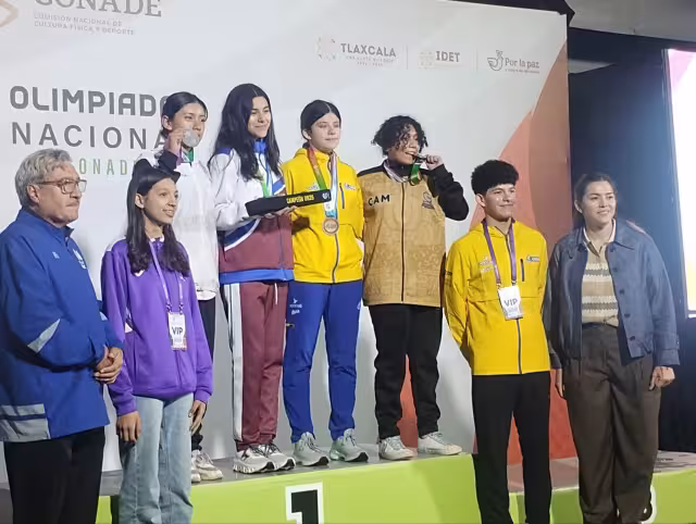 Jóvenes campechanos destacan en competencias nacionales en Tlaxcala.