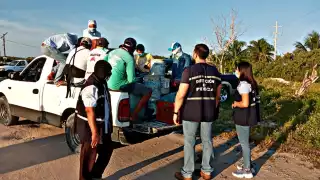 El operativo se realizó en el refugio pesquero de Chuburná