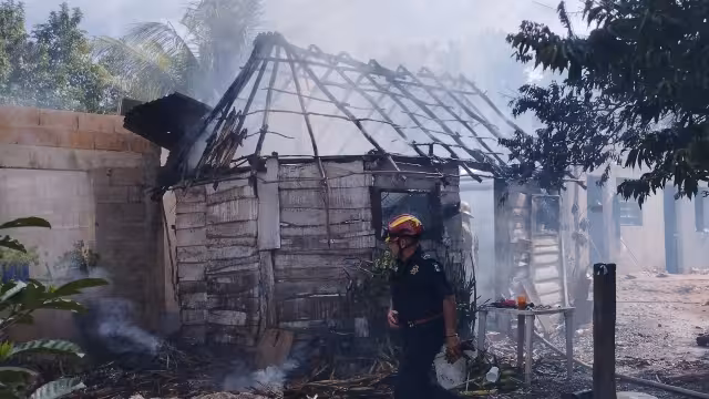 En el incendio se perdieron objetos de valor y documentos personales