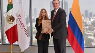 Marcelo Ebrard se reúne con la Ministra de Comercio, Industria y Turismo de Colombia