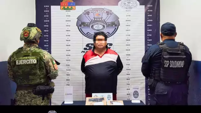 El detenido fue puesto a disposición de la Fiscalía General del Estado