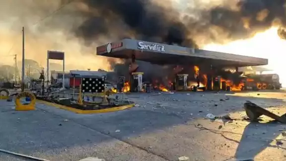Se presume que fue una pipa la causante de la explosión en Hidalgo Se presume que fue una pipa la causante de la explosión en Hidalgo