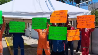 Manifestación en Ciudad del Carmen contra Protexa