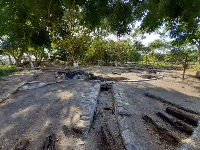 La mesa giratoria funcionaba para dar mantenimiento a las locomotoras de vapor