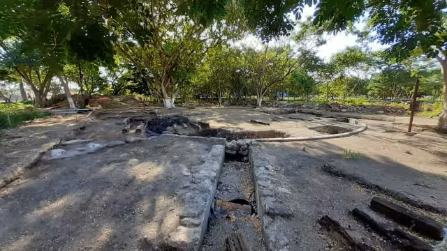 La mesa giratoria funcionaba para dar mantenimiento a las locomotoras de vapor