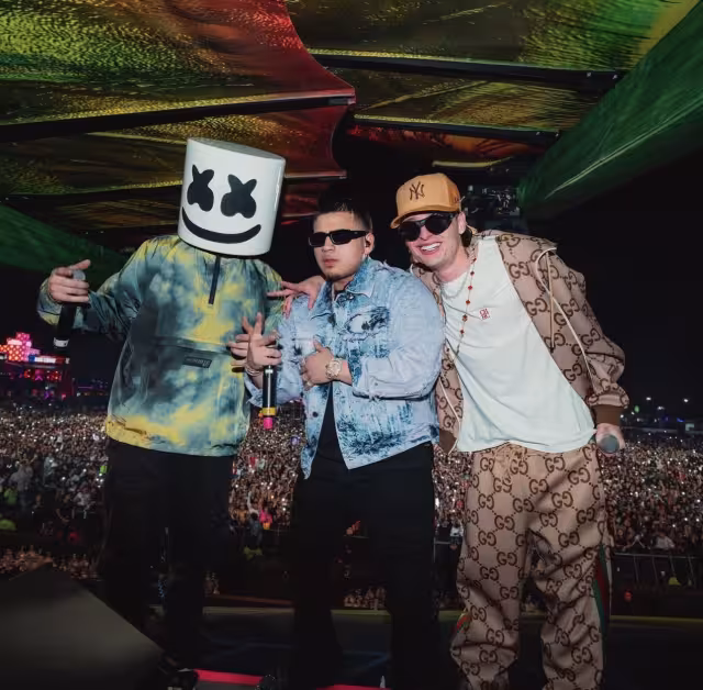 Marshmello, Fuerza regia y peso pluma en el EDC. Foto: Twitter marshmello