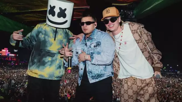 Marshmello, Fuerza regia y peso pluma en el EDC. Foto: Twitter marshmello