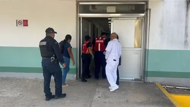 El hombre fue trasladado inmediato al hospital debido a la gravedad de las lesiones