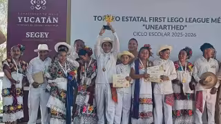 Alumnos de telesecundaria de  Ekpedz avanzan a concurso  nacional de robótica