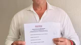 Nabil Eljure se registra para la Coordinación municipal de Morena en Chetumal