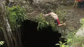 Jóvenes de  Sucopo harán un clavado ceremonial en el cenote Siete Bocas en honor a San Juan