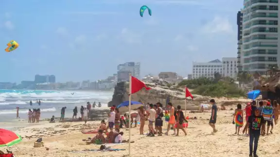 Playa del Carmen tiene una ligera afectación con cinco arenales con un nivel moderado Playa del Carmen tiene una ligera afectación con cinco arenales con un nivel moderado