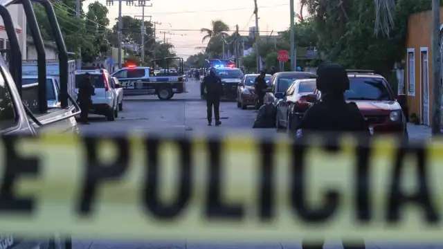 Luego de que los heridos fueron llevados al hospital, la zona fue acordonada
