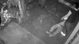 El agresor está siendo identificado con ayuda de otras cámaras de vigilancia de la zona