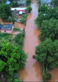 Inundaciones en Alfredo V. Bonfil obligaron a habilitar albergues temporales.