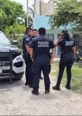 Agentes policiacos intervinieron en la zona tras el reporte del incidente.
