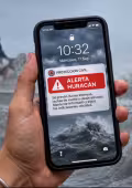 Huracanes, lluvias e inundaciones activarán alertas en celulares