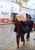 Los chubascos se reportaron en Río Lagartos, San Felipe, Tizimín, Valladolid, Chemax y Mérida.