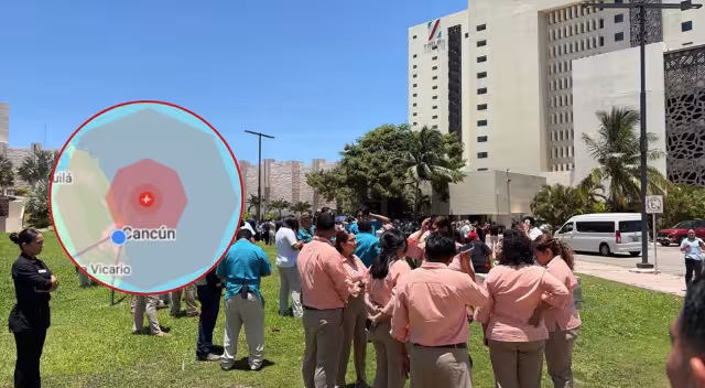 Sismo en Cancún