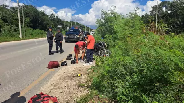 El lesionado presentó múltiples contusiones y una herida en una de sus piernas