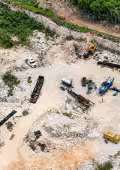 Umán mantiene conflicto por extracción de materiales; denuncian retiro de sellos de clausura