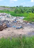 Basurero municipal, señalado por recibir desechos de sumidero