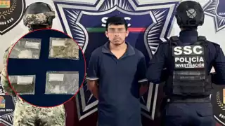 Autoridades aseguraron 81 bolsitas de plástico transparente con dosis de marihuana, cristal y piedra