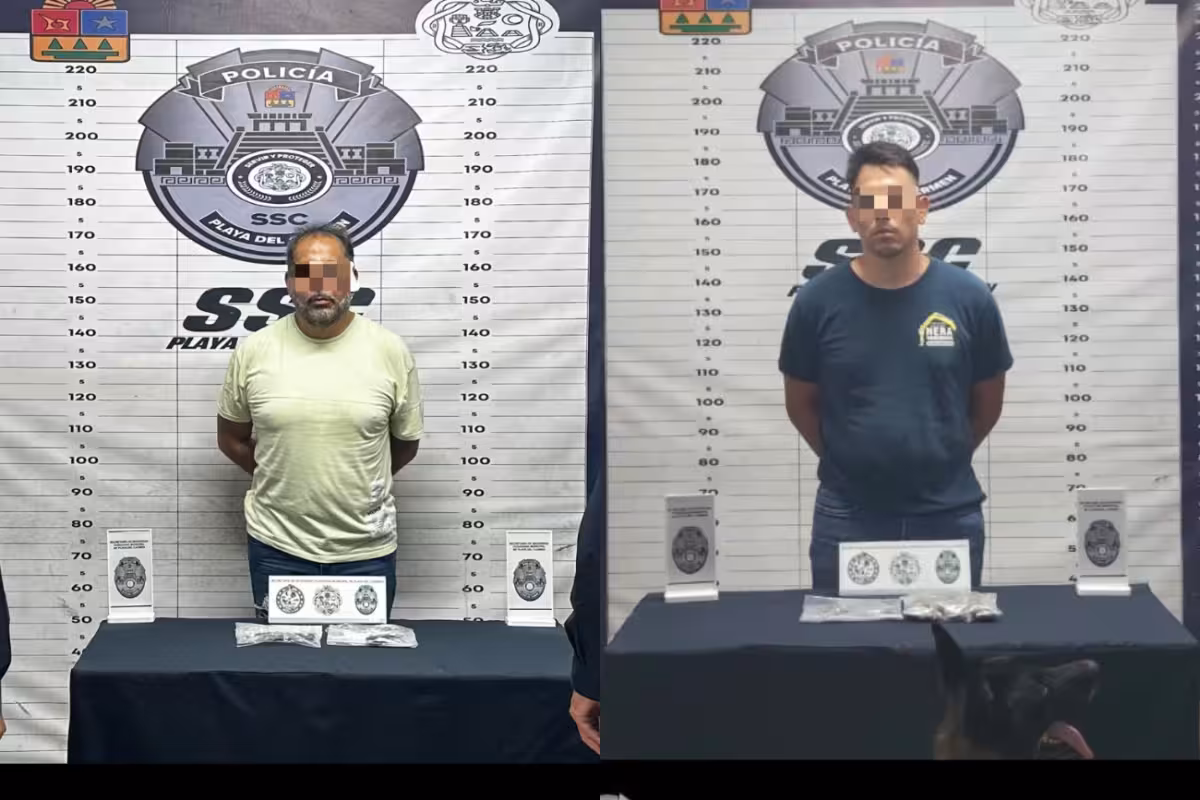 Detienen a dos hombres por presunta extorsión y narcomenudeo en Playa ...