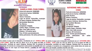 Desaparecen madre e hija de 5 años en Kantunilkín; activan Protocolo Alba y Alerta Amber
