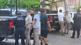 Detienen a dos hombres por presunto acoso a joven en la Supermanzana 77 de Cancún