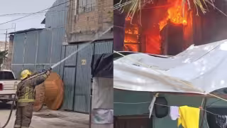 Incendio en una casa de la Supermanzana 95 de Cancún deja a dos personas intoxicadas